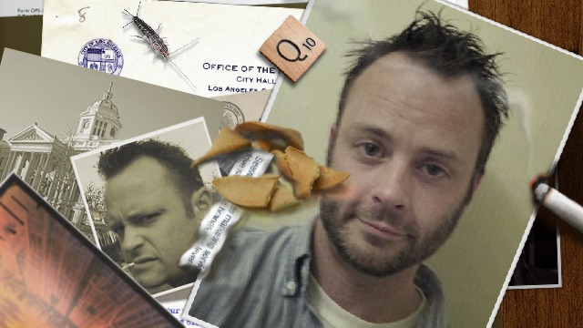 Desktop dossier collage of Quinn